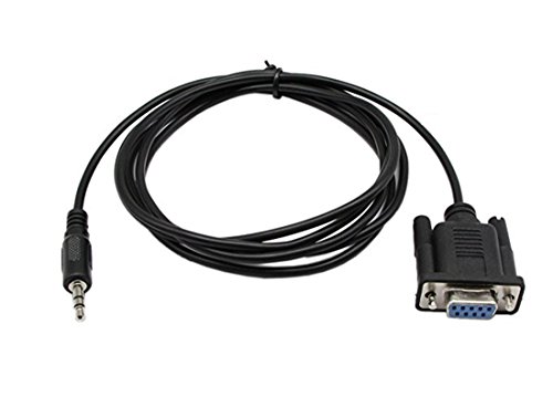 Cable hembra DB9 de 9 pines VGA, DB9 hembra a TRS estéreo de 3,5 mm, cable TRS macho datos de serie, 1,8 m