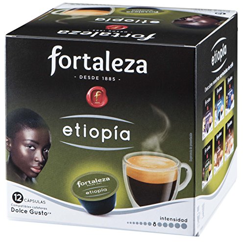 Café FORTALEZA - Cápsulas de Café Etiopia Compatibles con Dolce Gusto