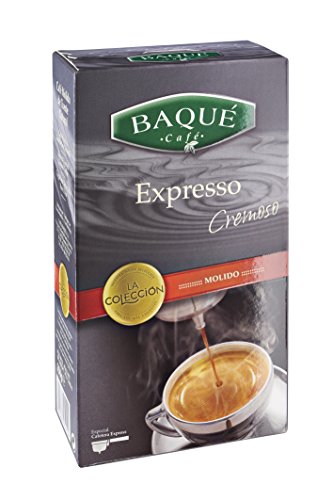 Cafés Baqué - Expresso Cremoso. Cafe Molido Expresso de Tueste Natural - 250 gr