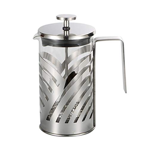 Cafetera de acero inoxidable para cafetera de prensa francesa aislada, cafetera, cafetera, cafetera, percolador con cestas de filtro, 350 ml Cafetera de acero inoxidable para cafetera de prensa francesa aislada, cafetera, cafetera, cafetera, percolador con cestas de filtro, 350 ml