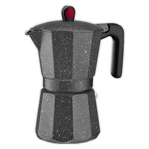 Cafetera italiana MONIX ROCK 6 tazas | MONIX Induccion Vitro Gas Electrico Cafetera italiana MONIX ROCK 6 tazas | MONIX Induccion Vitro Gas Electrico
