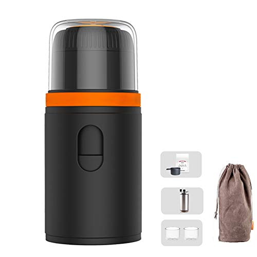Cafetera portátil Manual del café Express de la máquina Compatible con café molido y Nestlé cápsula Minipresso para la Seguridad del Viaje Acampar al Aire Libre (Paquete A, B, C),B Cafetera portátil Manual del café Express de la máquina Compatible con café molido y Nestlé cápsula Minipresso para la Seguridad del Viaje Acampar al Aire Libre (Paquete A, B, C),B