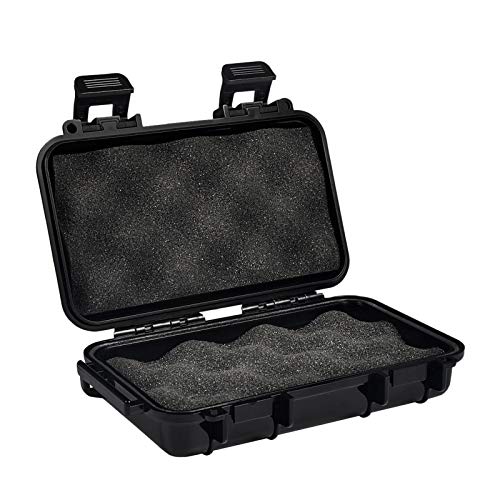Caja Estanca, Mini Caja a Prueba de Golpes, Caja de Almacenamiento en seco, Caja Impermeable a Prueba de Golpes con 2 Hebillas en Forma de U para Pesca Camping Senderismo Caja Estanca, Mini Caja a Prueba de Golpes, Caja de Almacenamiento en seco, Caja Impermeable a Prueba de Golpes con 2 Hebillas en Forma de U para Pesca Camping Senderismo