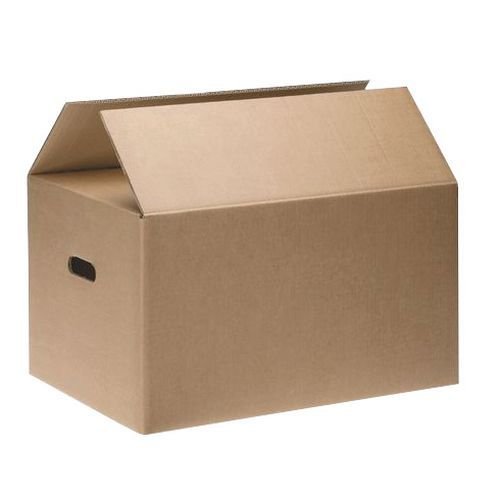 CAJAS DE CARTÓN CON ASAS (pack 30 uds) Muy resistentes 50X40X30 (Aptas para reutilizar)