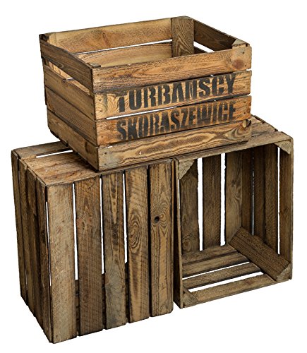 Cajas de fruta de madera, estilo rústico, 3 unidades49 x 42 x 31 cm. Cajas de fruta de estilo rústico. Cajas de fruta de madera, estilo rústico, 3 unidades49 x 42 x 31 cm. Cajas de fruta de estilo rústico.