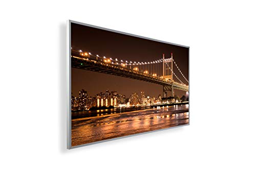 Calefacción electrónica por infrarrojos, 600 W, diseño de rascacielos de Nueva York, con protección contra el calentamiento, 18 m², incluye un certificado de la Sociedad de ingeniería alemana de comprobación de la seguridad del sistema de calefacción por Calefacción electrónica por infrarrojos, 600 W, diseño de rascacielos de Nueva York, con protección contra el calentamiento, 18 m², incluye un certificado de la Sociedad de ingeniería alemana de comprobación de la seguridad del sistema de calefacción por