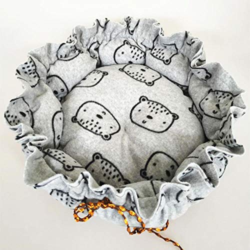 Cama Perro Gato Pequeño Cama Mascota Felpa Sofa Suave Cachorro Animales Domésticos Invierno, Cómoda y Lavable -46 cm de diámetro_Oso Pardo Cama Perro Gato Pequeño Cama Mascota Felpa Sofa Suave Cachorro Animales Domésticos Invierno, Cómoda y Lavable -46 cm de diámetro_Oso Pardo
