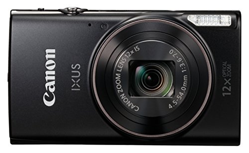 Canon IXUS 285 HS Cámara compacta 20,2 MP 1/2.3" CMOS 5184 x 3888 Pixeles Negro - Cámara digital (20,2 MP, 5184 x 3888 Pixeles, CMOS, 12x, Full HD, Negro)