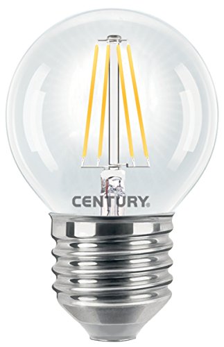 CENTURY INCANTO - Lámpara LED (35 W, E27, A++, 480 lm, 20000 h, Blanco cálido)