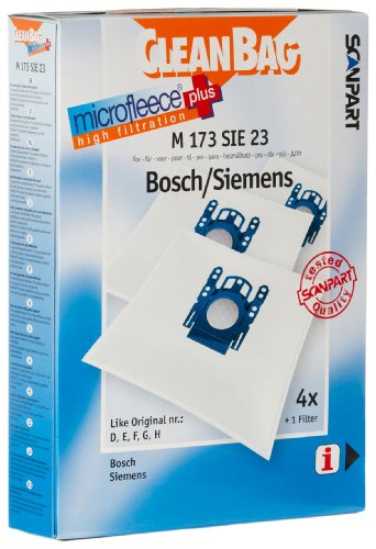 Cleanbag M 173 SIE 23 - Accesorio para aspiradora (Bosch Siemens, 4 pieza(s))