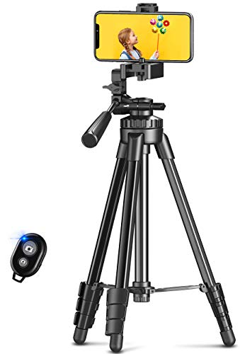 Cocoda Tripode para Movil, Aleación de Aluminio Palo Selfie Tripode para Camara Reflex, Trípode con Control Bluetooth y Cabezal Giratorio de 3 Vías Compatible con iPhone, Cámara, GoPro, Binoculares Cocoda Tripode para Movil, Aleación de Aluminio Palo Selfie Tripode para Camara Reflex, Trípode con Control Bluetooth y Cabezal Giratorio de 3 Vías Compatible con iPhone, Cámara, GoPro, Binoculares