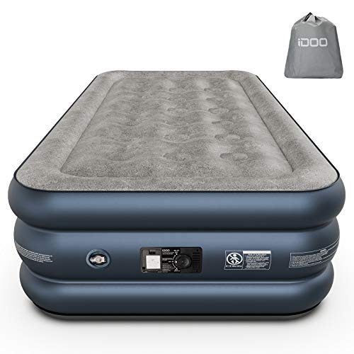 Colchón hinchable iDOO,Cama hinchable con bomba de inflado incorporada. Rápido inflado y desinflado en tan solo 3 minutos.para el hogar, viajes y camping. Medidas: 190x99x45,7cm. Peso máximo: 249,5Kg Colchón hinchable iDOO,Cama hinchable con bomba de inflado incorporada. Rápido inflado y desinflado en tan solo 3 minutos.para el hogar, viajes y camping. Medidas: 190x99x45,7cm. Peso máximo: 249,5Kg