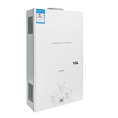Cozyel 10 L Calentador de agua a Gas GLP Butano Propano 10 litros 20 KW Para el la casa Viaje Caravana Barco Camping Coche Cozyel 10 L Calentador de agua a Gas GLP Butano Propano 10 litros 20 KW Para el la casa Viaje Caravana Barco Camping Coche
