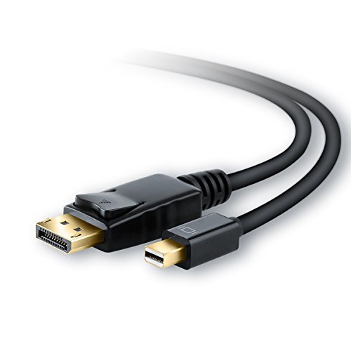 CSL - Full HD 2m Cable de Mini Displayport (miniDP) a Displayport (DP) | Certificado | Contactos bañados en Oro de 24 CT | Compatible con PC & Mac iMac MacBook Pro MacBook Air y Muchos más
