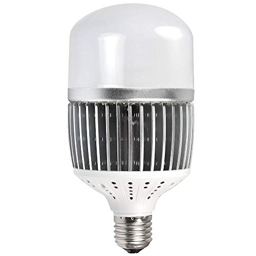 DASKOO CL-Q50W - Bombilla LED de alta lúmenes (E40, 50 W, repuesto para lámparas halógenas de 400 W, blanco neutro, 6500 lm, AC 85-265 V)
