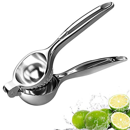 DDYX -22 cm Abrazadera de limón de Acero Inoxidable - Exprimidor de limón Manual - Exprimidor de Frutas Gadget de Cocina - Plata