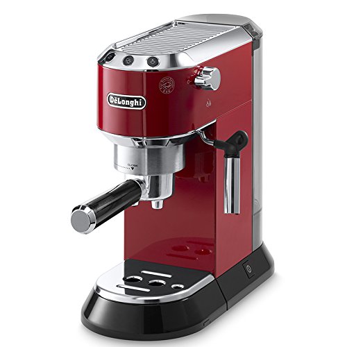 De'Longhi DeLonghi EC 680.R-Cafetera, color rojo, 1450 W, 0 Decibeles, acero inoxidable, plástico