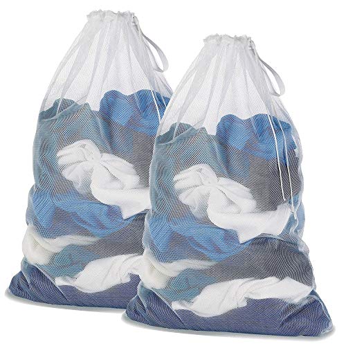 DoGeek – Bolso de ropa – Redes de lavado – para protèger los ropa lavadora en máquina – blanco (2 pcs), blanco DoGeek – Bolso de ropa – Redes de lavado – para protèger los ropa lavadora en máquina – blanco (2 pcs), blanco