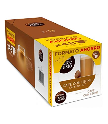 DOLCE GUSTO café con leche 48 cápsulas caja 370 gr