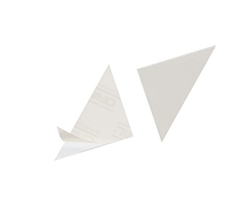 Durable 828119 Bolsillo triangular Paquete autoadhesivo Cornerfix de 75 x75 mm de 100 transparentes