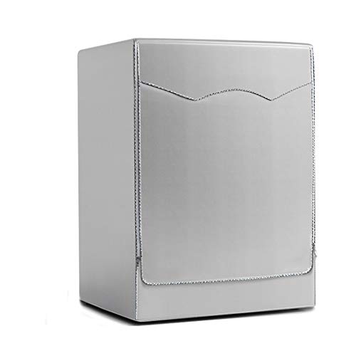 Funda de Lavadora Cubierta Impermeable para Lavadora/Secadora de Carga Frontal para Lavadora o Secadora 85 * 60 * 64cm, Silver Edge Zip, Large Funda de Lavadora Cubierta Impermeable para Lavadora/Secadora de Carga Frontal para Lavadora o Secadora 85 * 60 * 64cm, Silver Edge Zip, Large