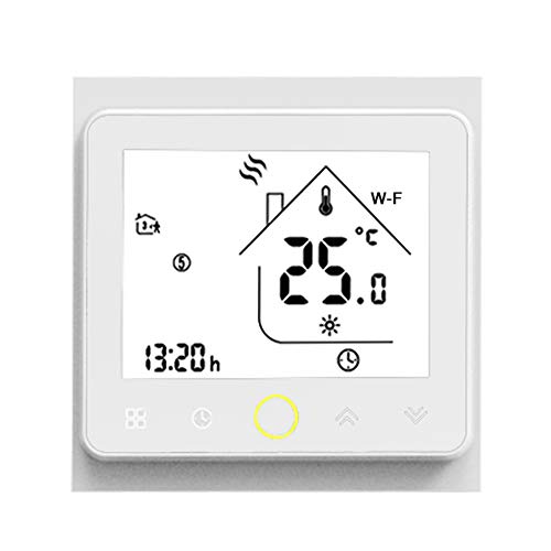 Galapara WiFi Programable Digital Calderas De Gas Termostato Wi-Fi Smart Thermostat Temperature Controller App Control 5A Compatible con Alexa/Google Home Termostatos de Caldera de Agua Galapara WiFi Programable Digital Calderas De Gas Termostato Wi-Fi Smart Thermostat Temperature Controller App Control 5A Compatible con Alexa/Google Home Termostatos de Caldera de Agua