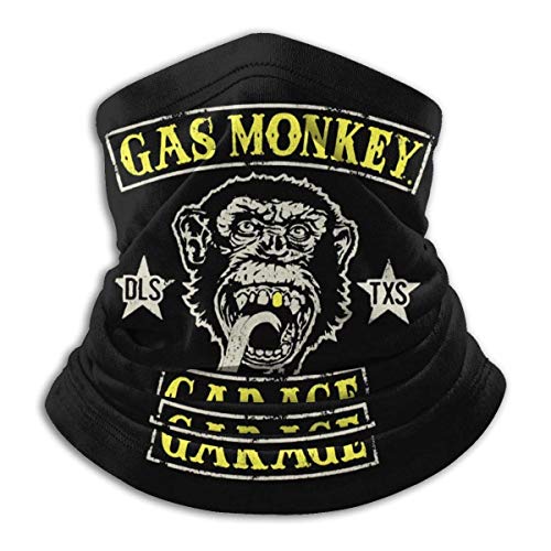 Gas Monkey Garage Unisex Microfiber Neck Warmer Neck Gaiter Face Mask Bandana Balaclava