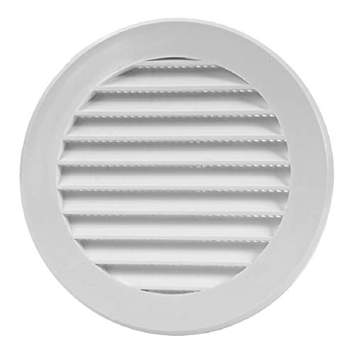 Haeusler-Shop - Rejilla de ventilación (125 mm de diámetro), color blanco