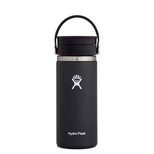 Hydro Flask Flex Sip Flask, 18/8 Stainless Steel, Black, 473 ml (16 oz) Hydro Flask Flex Sip Flask, 18/8 Stainless Steel, Black, 473 ml (16 oz)