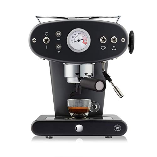 Illy caffè, Máquina de café espresso para monodosis E.S.E, Modelo X1 Trio, color negro