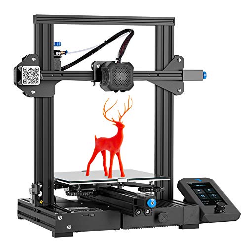 Impresora 3D Creality Ender-3 V2, 2020 Impresora 3D Mejorada con Placa Base silenciosa, reanudar la impresión, práctica Caja de Herramientas, Nueva Pantalla