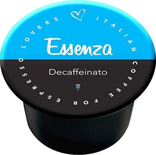 Italian Coffee - Essenza Decaffeinato - Lote de 100 cápsulas de café descafeinado compatibles con las cafeteras Lavazza Blue e In Black de Nims