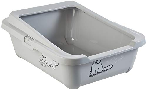 Karlie Simon 's Cat 51756 - Arena para gatos, 43 cm x 32 cm x 13 cm, color gris Karlie Simon 's Cat 51756 - Arena para gatos, 43 cm x 32 cm x 13 cm, color gris