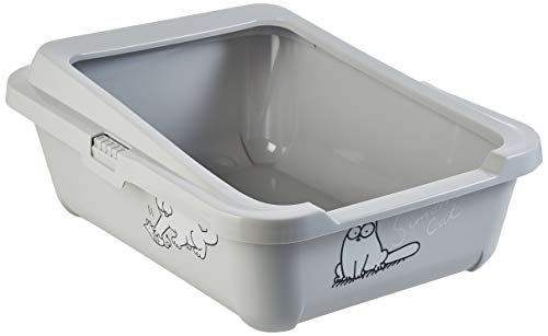 Karlie Simon 's Cat 51756 - Arena para gatos, 43 cm x 32 cm x 13 cm, color gris