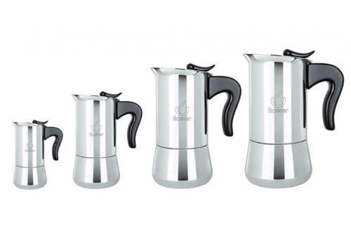 KAUFGUT 121312 Miss Splendy - Máquina para hacer 4 tazas (acero inoxidable, 600 g) KAUFGUT 121312 Miss Splendy - Máquina para hacer 4 tazas (acero inoxidable, 600 g)