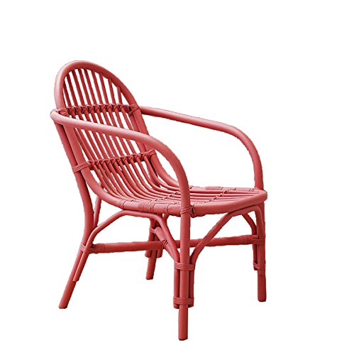 Kenay Home Butaca Sillón Ratán Comedor Terraza Katy Coral, 57x69x87cm (Largo, Ancho, Alto)
