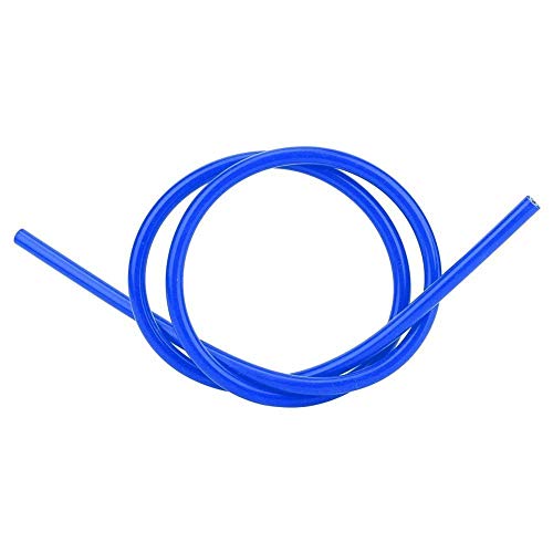 KSTE Cable Encendido 8mm, 8mm Silicona Chispa de Encendido del Alambre del Cable del Coche Accesorio Auto reemplazo de Piezas (Azul)