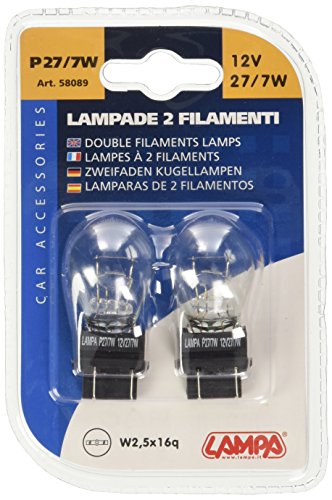 Lampa 58089 - Pack de 2 bombillas, P27, 7 W, 12 V