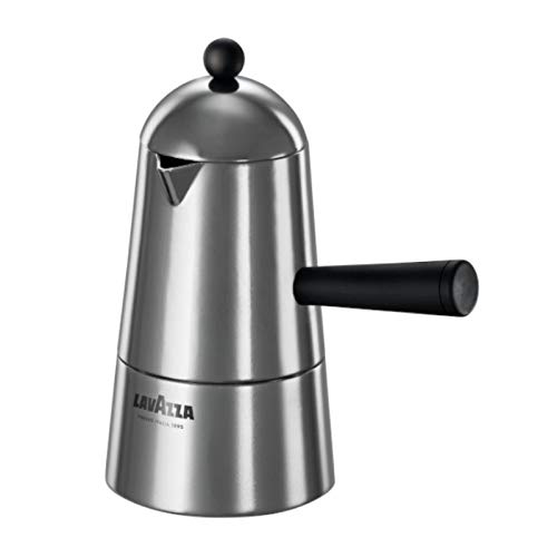 Lavazza Carmencita - Cafetera de aluminio, para café expreso, 1/2/3/6 tazas (3 tazas)