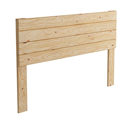 LUFE Testa 4 Cabecero con Patas, Pino, Barnizado Natural, 145x4x90 cm LUFE Testa 4 Cabecero con Patas, Pino, Barnizado Natural, 145x4x90 cm