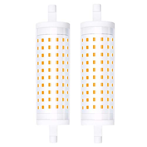 Luxvista R7s J118mm 15W LED Regulable, Lámpara Lineral de maíz, 1500lm iluminación Bombillas de forma de cilindro, Equivalente a la Lámpara Halógena R7s 150W 200W (2-Unidades, Blanco Frío 6000K) Luxvista R7s J118mm 15W LED Regulable, Lámpara Lineral de maíz, 1500lm iluminación Bombillas de forma de cilindro, Equivalente a la Lámpara Halógena R7s 150W 200W (2-Unidades, Blanco Frío 6000K)