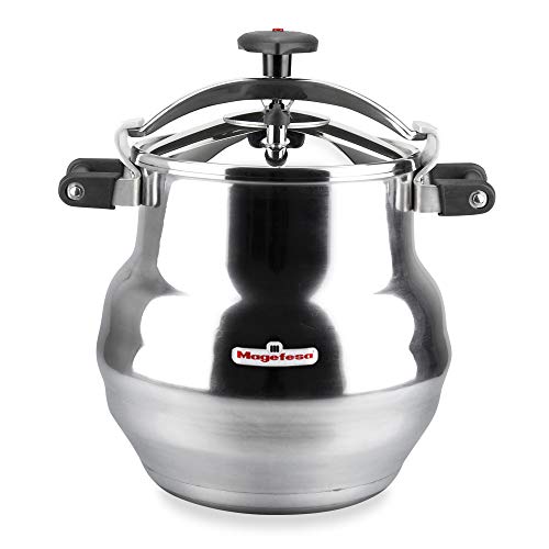 MAGEFESA ALUSTAR Olla a presión rápida, fácil uso. Fondo termo difusor, 3 sistemas de seguridad 22L MAGEFESA ALUSTAR Olla a presión rápida, fácil uso. Fondo termo difusor, 3 sistemas de seguridad 22L