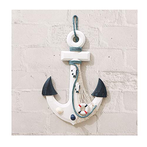 MoreSHOW Náutico mediterráneo Artesanal Artesanal Ancla Pirata Decoración - Ancla de Barco para el hogar, y Accesorio Decorativo para Colgar en la Pared (22 cm x 32 cm) MoreSHOW Náutico mediterráneo Artesanal Artesanal Ancla Pirata Decoración - Ancla de Barco para el hogar, y Accesorio Decorativo para Colgar en la Pared (22 cm x 32 cm)