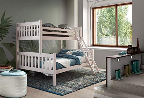 MUEBLESYA.COM-Litera Doble Blanco Decapado - Litera Doble Matrimonio - Litera Triple MUEBLESYA.COM-Litera Doble Blanco Decapado - Litera Doble Matrimonio - Litera Triple