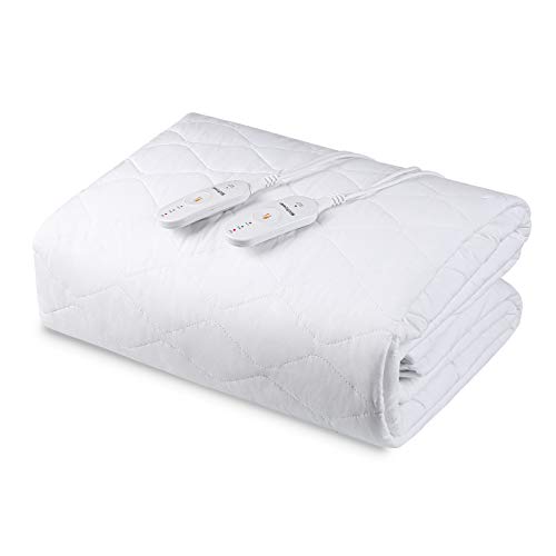 MVPower Calienta Camas Matrimonio 203 × 165 cm, Protector colchón calefactable impermeable con Apagado Automático y Protección contra Sobrecalentamiento MVPower Calienta Camas Matrimonio 203 × 165 cm, Protector colchón calefactable impermeable con Apagado Automático y Protección contra Sobrecalentamiento