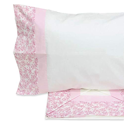 Nada Home - Juego de sábanas de algodón para cama de matrimonio - Color caoba - Medidas Maxi 3101