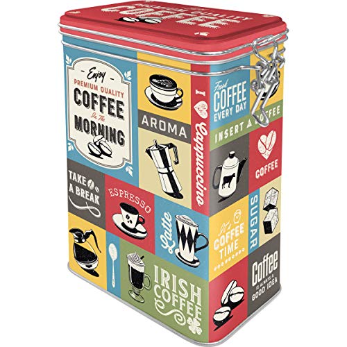 Nostalgic-Art Retro Kaffeedose Kitchen, Plastic, Diseño Vintage, 1,3 L