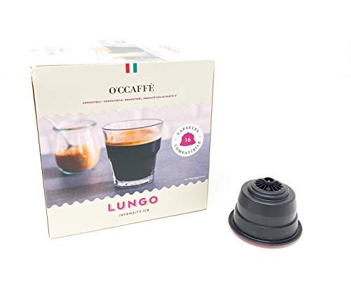 O'Ccaffè Lungo Dolce Gusto Compatible Café - 96 Cápsulas, 670 g