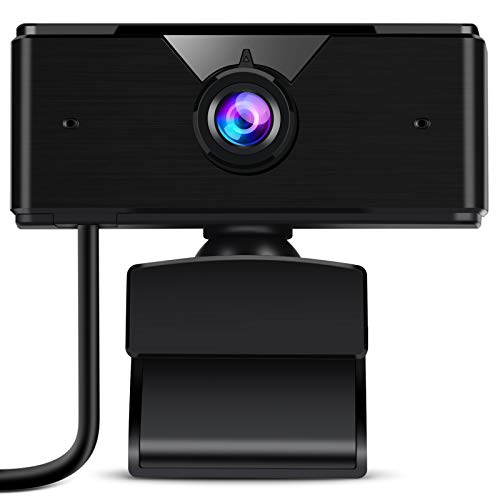OOWOLF HD Webcam, Cámara Web Full HD 1080P con Micrófono Reductor de Ruido USB 2.0 30 fps Plug and Play, para Skype, Estudios, Conferencias, Grabación, Juegos, Lecciones en Líne, Transmisión en Vivo