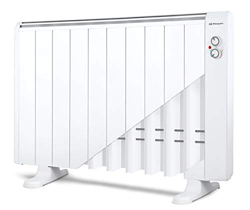 Orbegozo RRM 1810 – Emisor térmico sin aceite, 10 elementos, 1800 W, 2 niveles de potencia, color blanco Orbegozo RRM 1810 – Emisor térmico sin aceite, 10 elementos, 1800 W, 2 niveles de potencia, color blanco